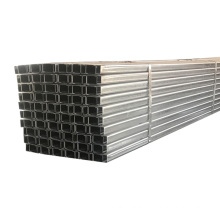 ASTM A36 Galvanized cold formed section steel structural C shape profile channel steel strut Slotted C U Z beam C steel purlin